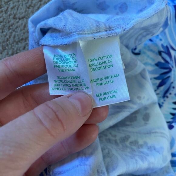 Lilly Pulitzer Bridgitte Cotton Shift Dress Resort White Don't Be Jelly XXS - Picture 10 of 16